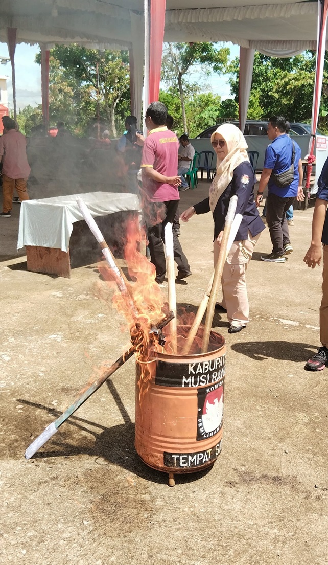 Pemusnahan SURAT SUARA Pemilihan 2024