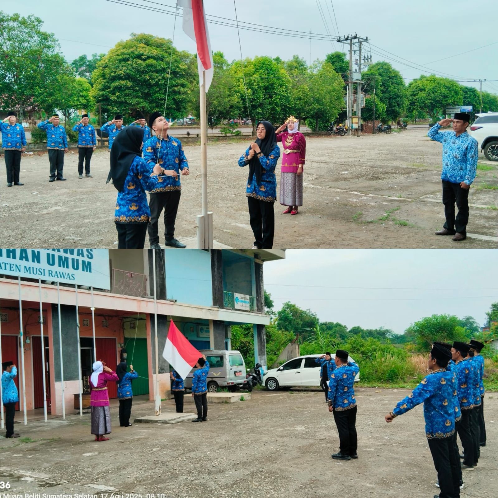 Bawaslu Kabupaten Musi Rawas Melaksanakan Upacara HUT RI Ke-80 Tahun
