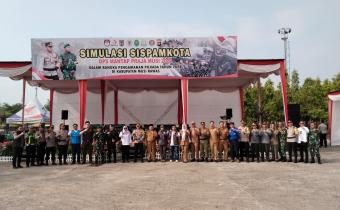 POLRES MUSI RAWAS GELAR SIMULASI SISPAMKOTA PILKADA 2024