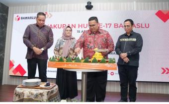 Ketua Bawaslu RI (Rahmat Bagja) dan Anggota