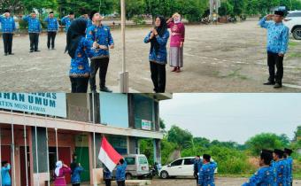 Bawaslu Kabupaten Musi Rawas Melaksanakan Upacara HUT RI Ke-80 Tahun